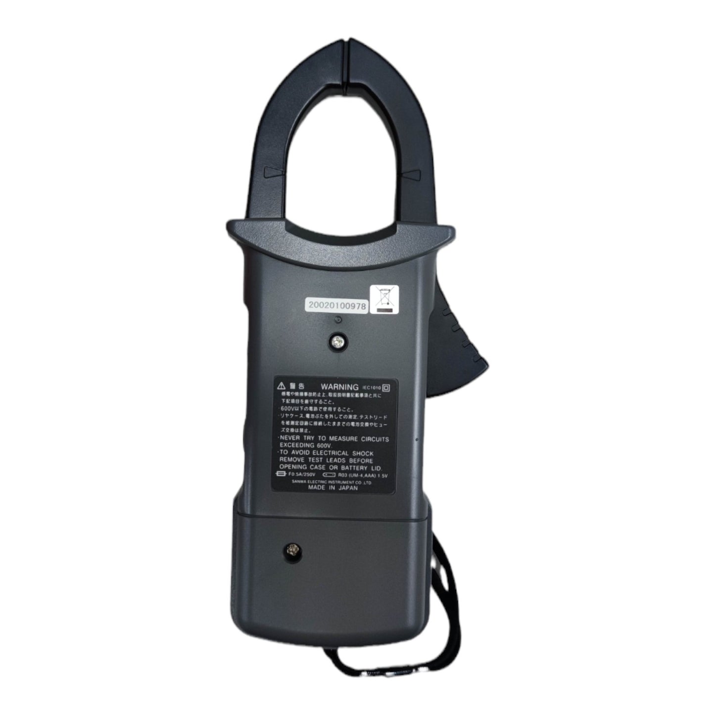 Sanwa 600A Analog Clamp Tester CAM600S Range 600A 600V AC 60V DC Made in Japan