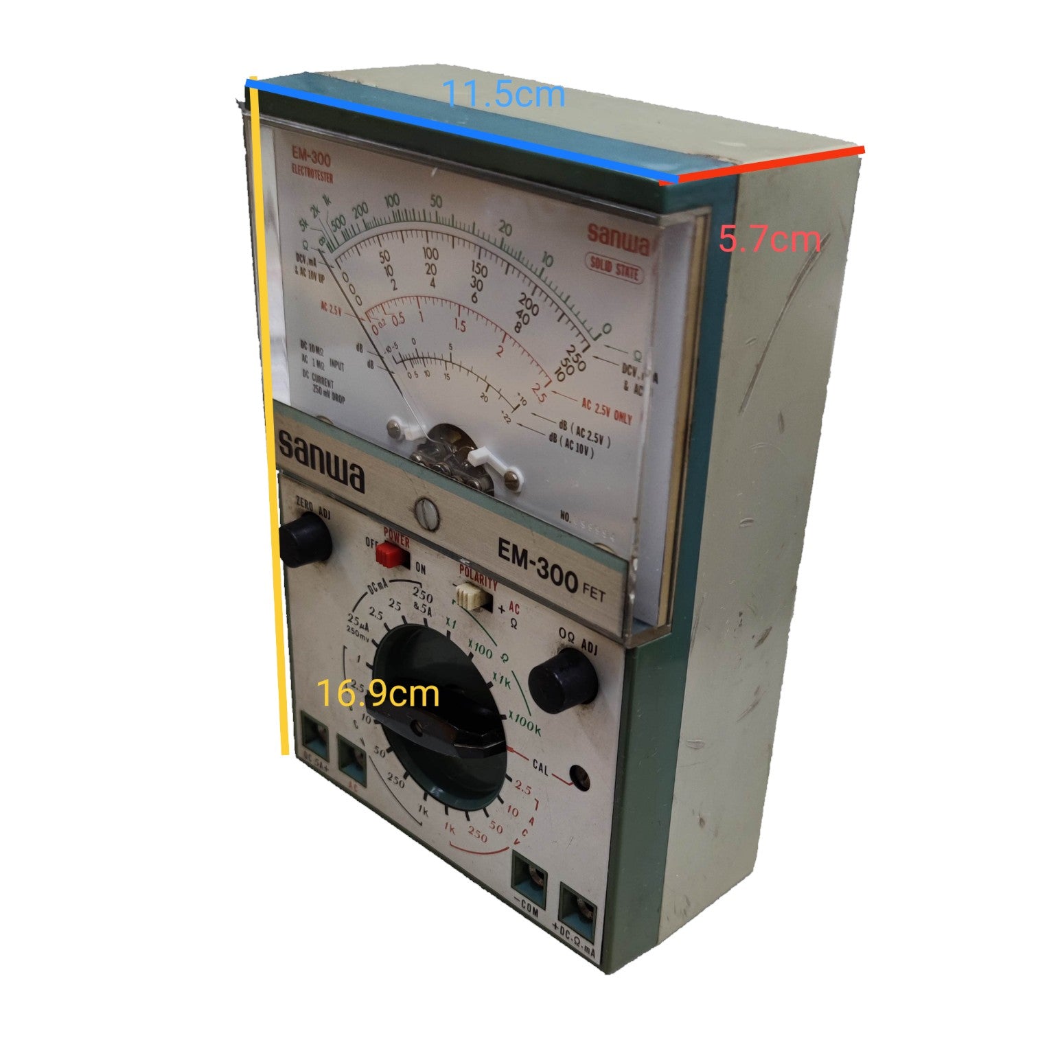Sanwa Electrotester Solid State Tester with analog display and various measurement functions