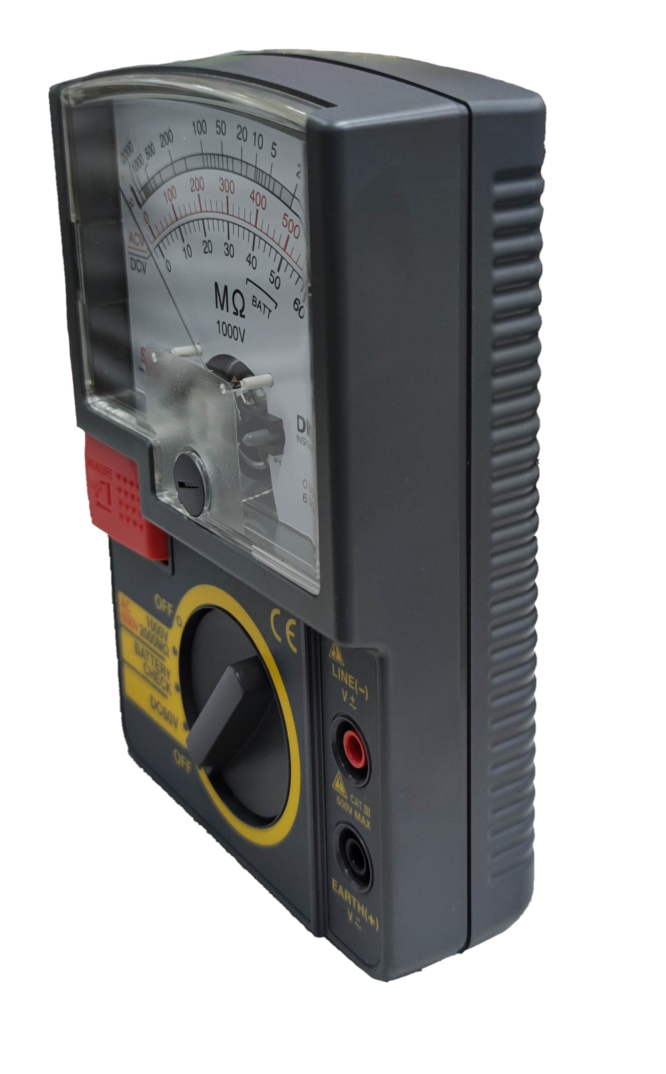 Sanwa Insulation Resistance Tester DM1009S analog electrical trade tool with dial and measurement scale