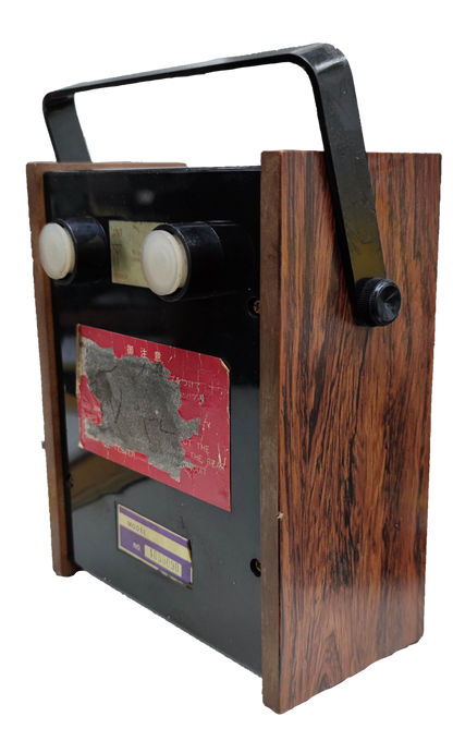 Sanwa Multi Power Tester TX-301 with Fuse Protection electrical trade tool with wood panel design and carrying handle