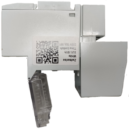 Grippes Timer Switch 24 Hour Mechanical white electrical switch with clear protective cover