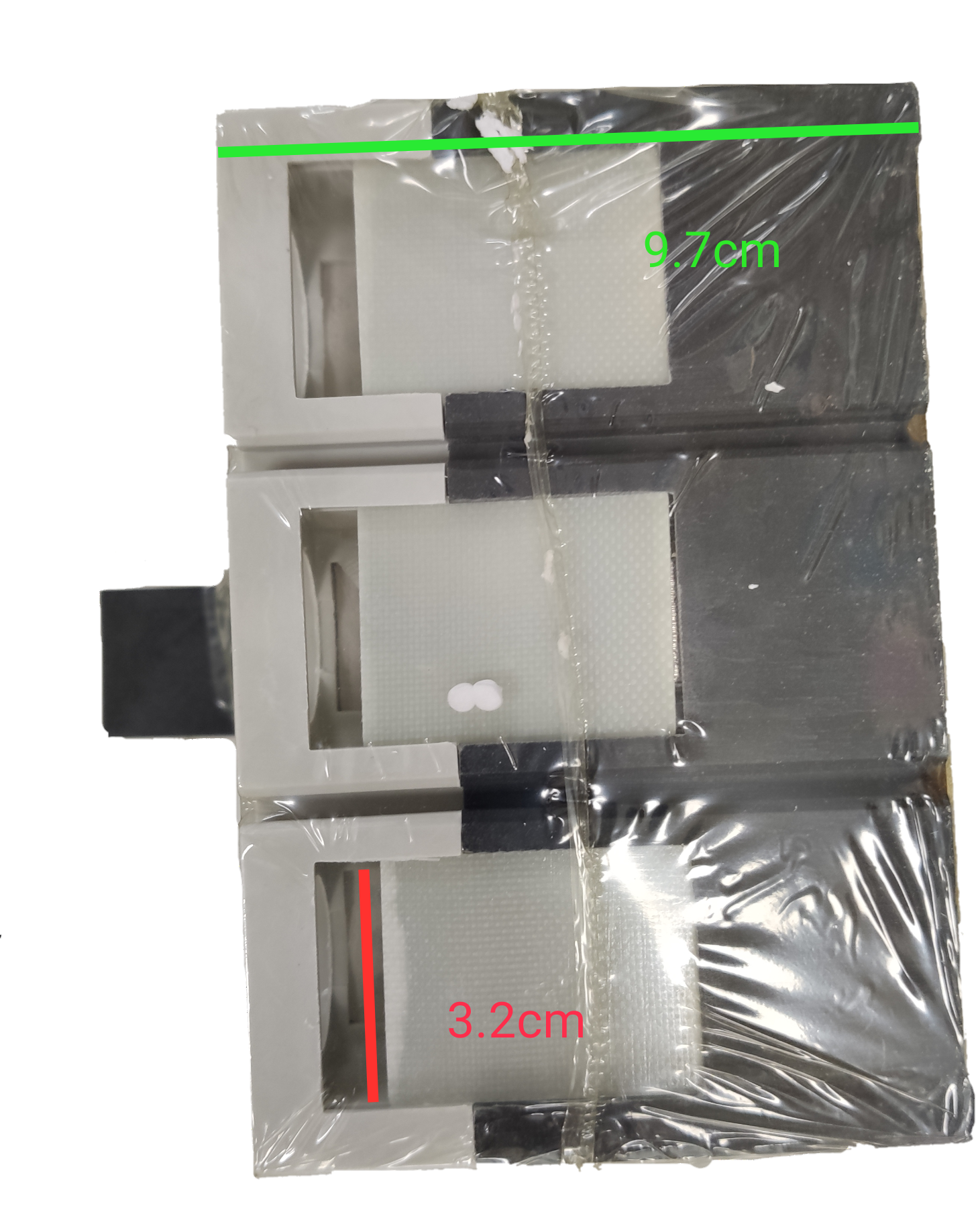 Sassin 315A Industrial Circuit Breaker 3 Pole wrapped in protective plastic with metal and white components