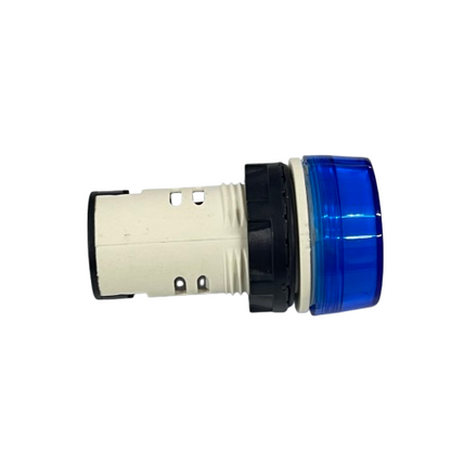 Sassin LED Pilot Lamp BLUE 22mm 220V panel mount indicator light with blue lens and plastic housing
