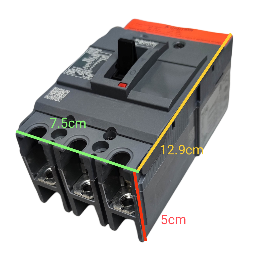 Schneider 100A 3Pole Industrial Circuit Breaker featuring durable construction and compact size