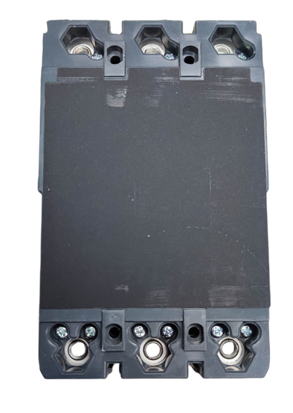Schneider 125A 3 Pole Industrial Circuit Breaker black with screw terminals and robust design