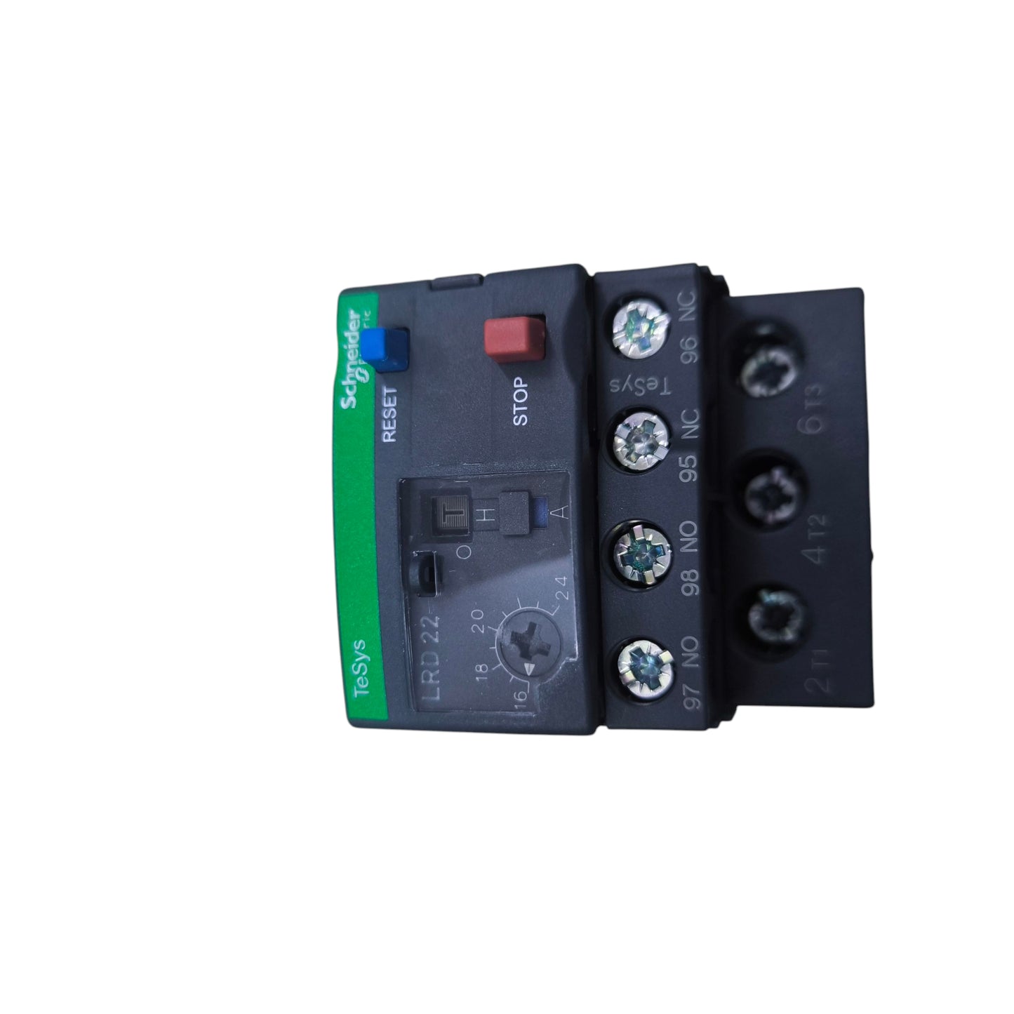 Schneider 16 - 24A Overload Relay LRD22 with Reset Button for Circuit Protection