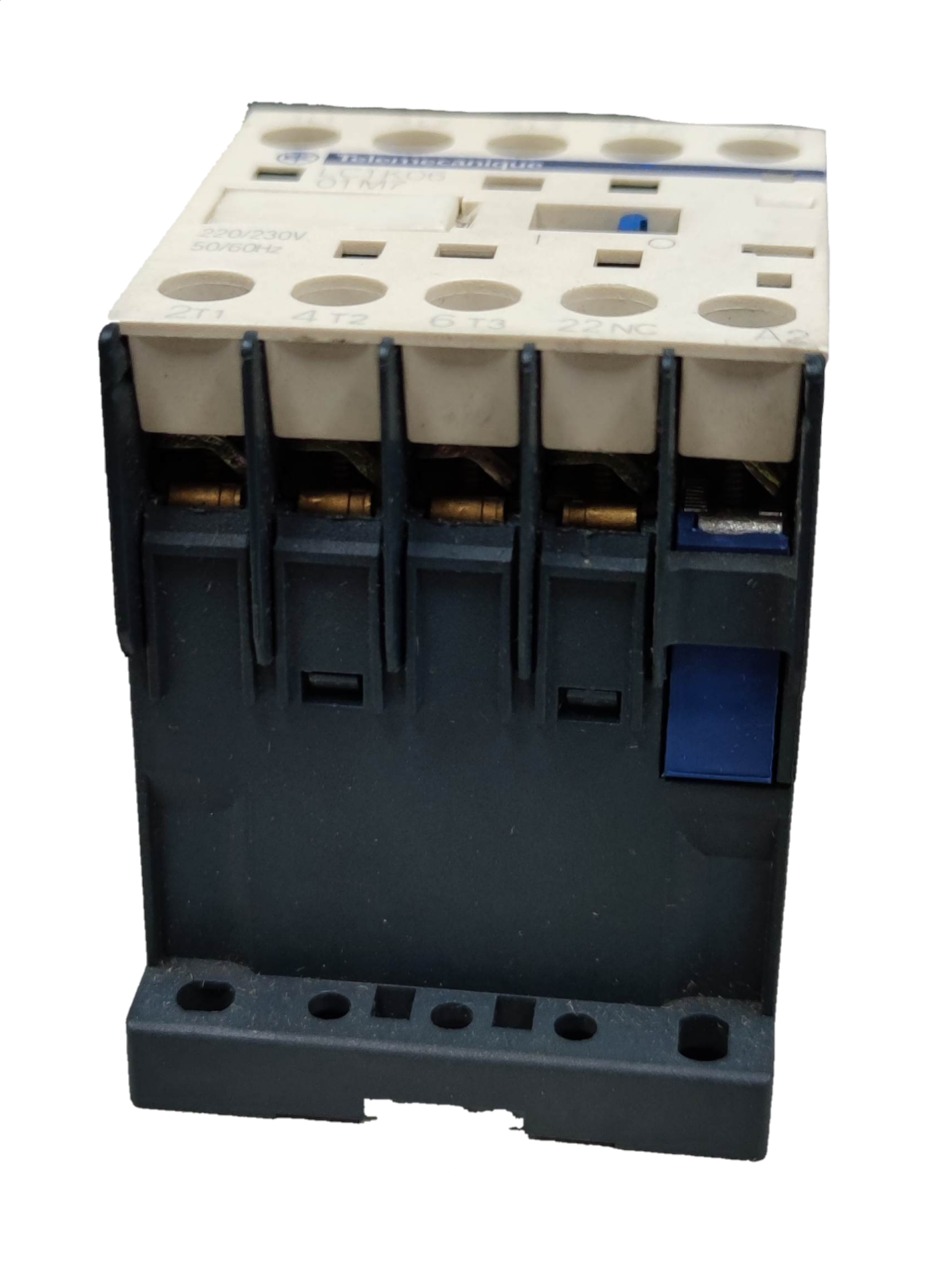 Telemecanique 20A 220V LC1K0601M7 Square D electrical contactor black and white