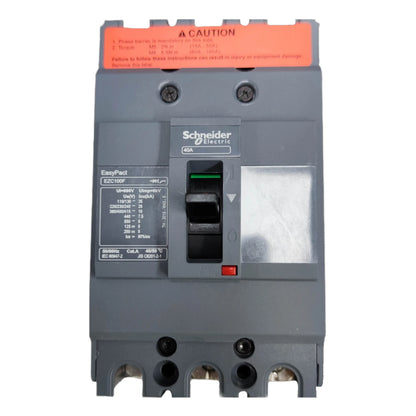 Schneider 40A 3 Pole 5KAIC 220V 100AF Industrial Circuit Breaker Type MCCB Molded Case Circuit Breaker Easy Pact EZC100F3040