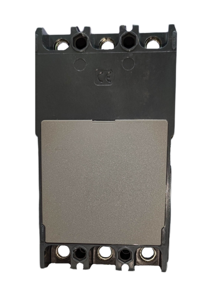 Schneider 50A 3 Pole Industrial Circuit Breaker 100AF with black casing and metal terminals
