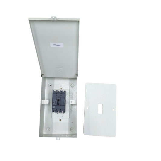 Schneider 50A MCCB with Nema 3R enclosure, featuring durable protection for electrical circuits