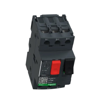 Schneider 6A-10A Motor Protection Breaker 3P 690V three pole motor protector with red and black switches