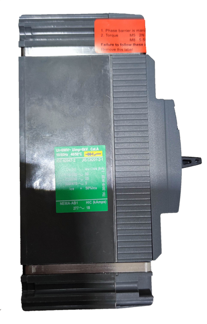 Schneider 75A 1 Pole Industrial Circuit Breaker electrical circuitry component in black and gray