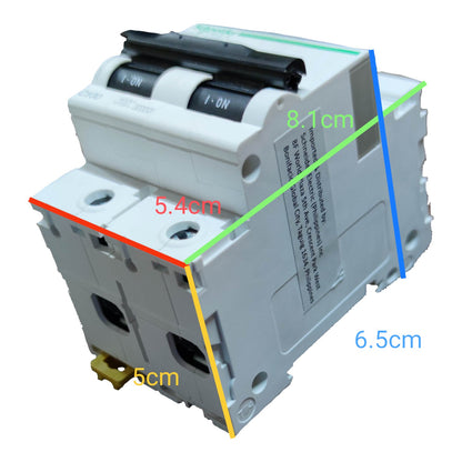 Schneider 80A 2 Pole 10KAIC 220V Circuit Breaker C120N A9N18361