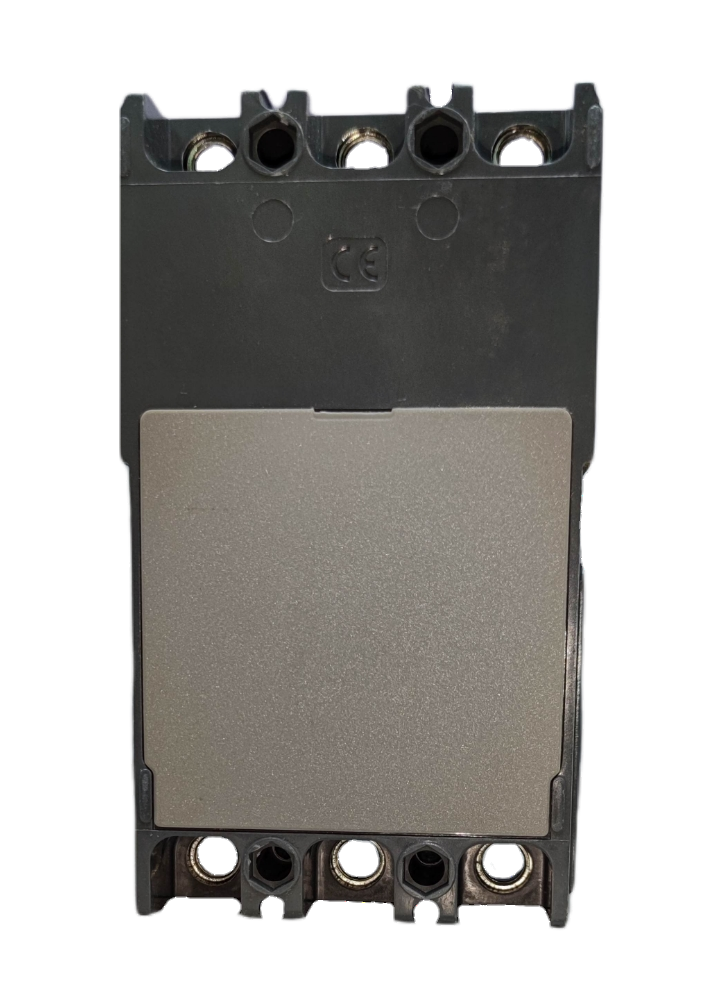 Schneider 80A 3 Phase Circuit Breaker EZC100F electrical component with black and gray casing