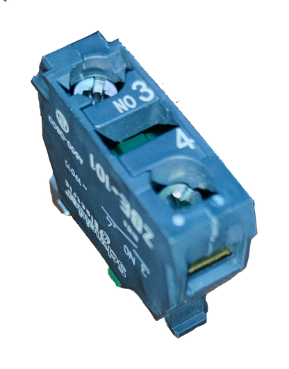 Schneider auxiliary contact block blue electrical component for power points switches and plugs