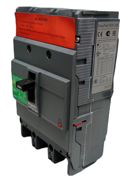 Schneider 160A 3 Pole Breaker Industrial 250AF electrical circuit breaker for industrial use