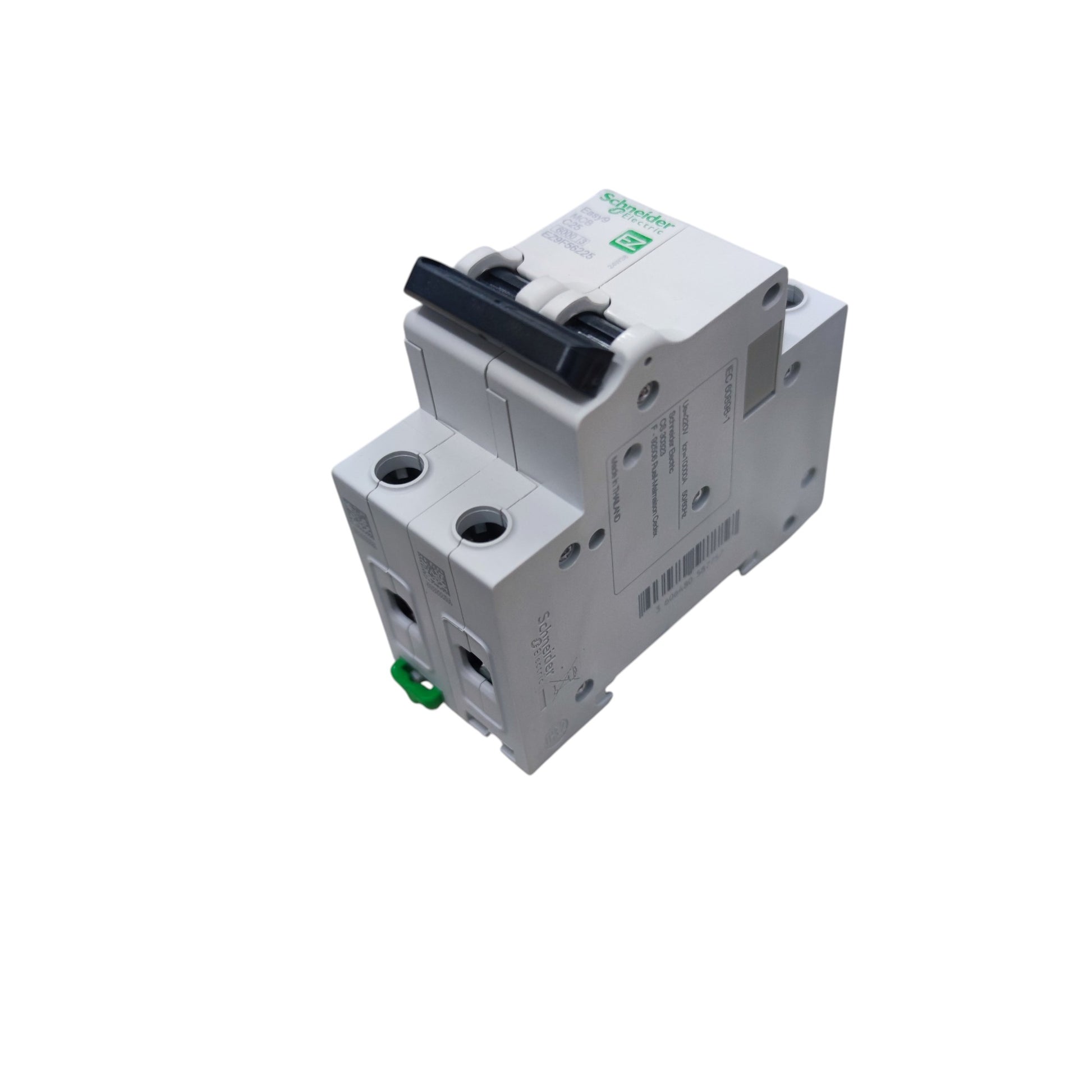 Schneider 25A 2 Pole 6KAIC 220V Miniature circuit breaker white dual pole MCB for residential panels