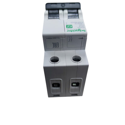 Schneider 63A 2 Pole 6KAIC 220V Miniature circuit breaker white dual pole MCB with top cable entries