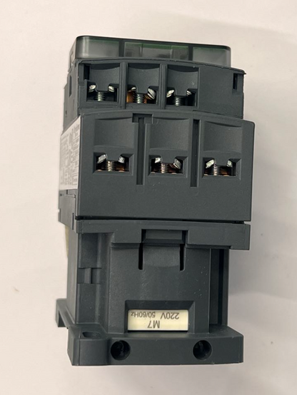 Schneider Contactor GRAY 9A 220V Coil LC1D09M7 electrical circuitry part with multiple connection terminals