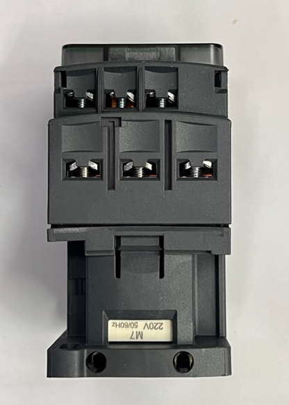 Schneider Contactor GRAY 9A 220V Coil LC1D09M7 electrical component with visible connection terminals