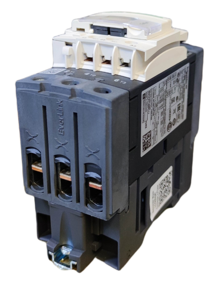 Schneider Magnetic Contactor 50A 220V power switch with three terminal connectors