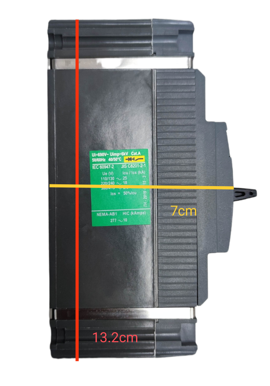 Schneider EZC100N 75A circuit breaker Philippines with black casing and detailed technical label
