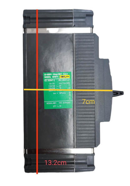 Schneider EZC100N 75A circuit breaker Philippines with black casing and detailed technical label