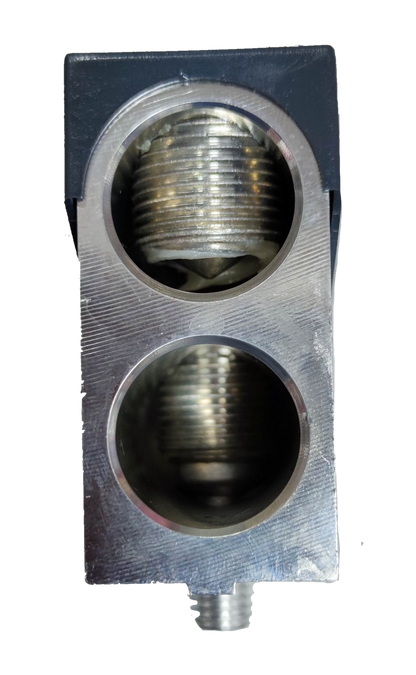 Schneider EZC400N Ampere Frame metal electrical circuitry component with threaded interior parts