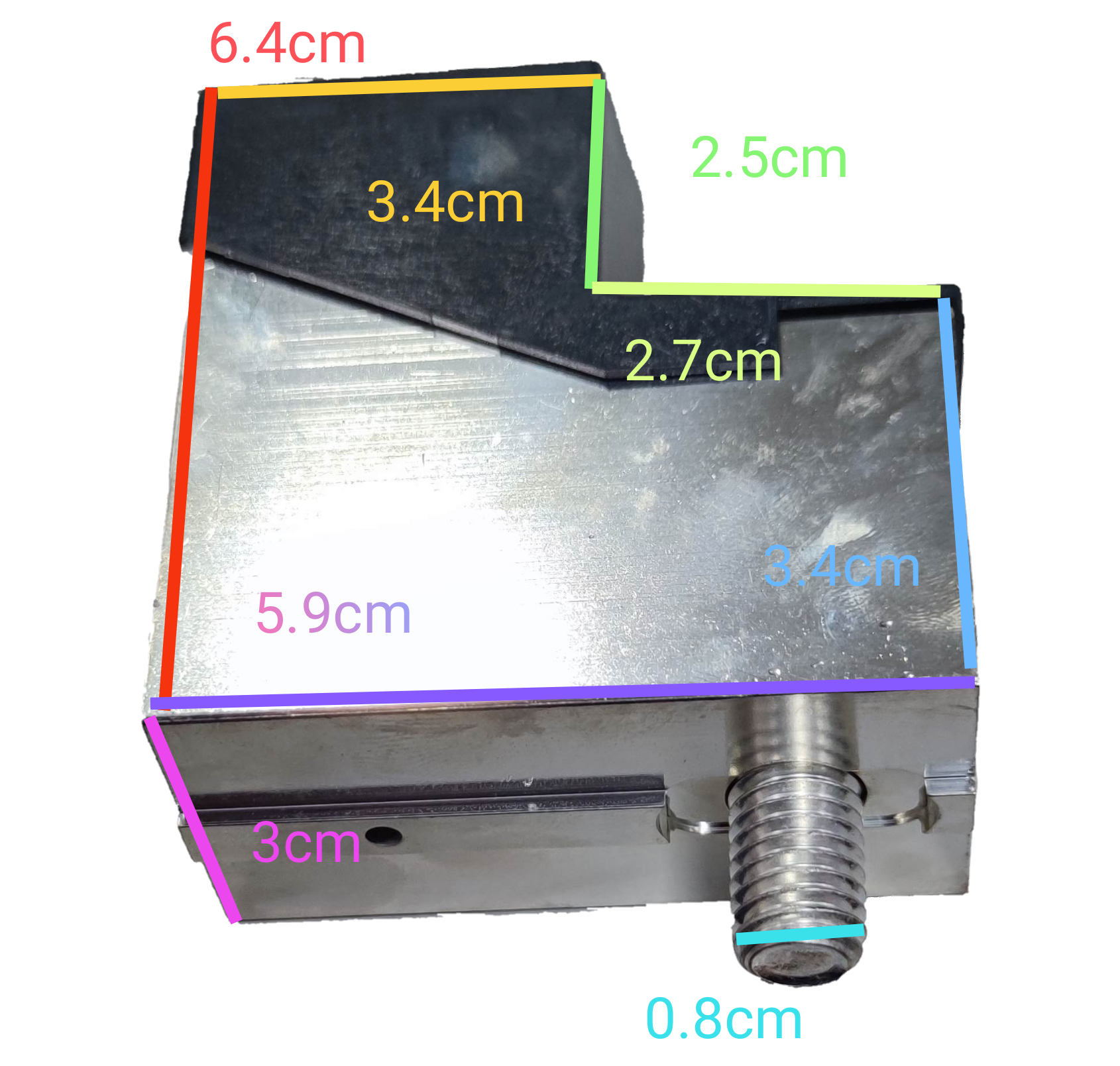 Schneider EZC400N Ampere Frame electrical component with precise metal construction and compact dimensions