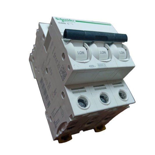 Schneider Miniature Circuit Breaker 25A 3 Pole for electrical safety and protection in circuits