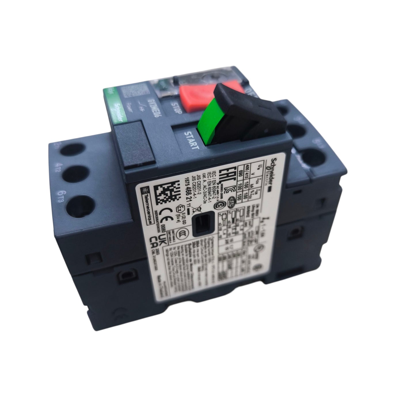 Schneider Motor Protection Breaker 3P 690V featuring a compact design for reliable electrical protection
