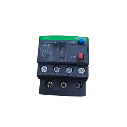 Overload Relay LRD12 Schneider with Reset and Stop Buttons for Motor Protection