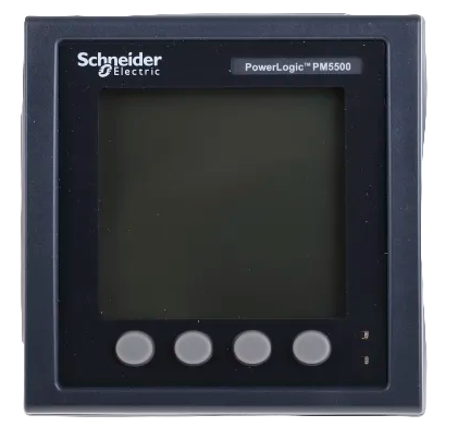 Schneider PowerLogic PM5560 digital meter featuring a clear display and user-friendly buttons