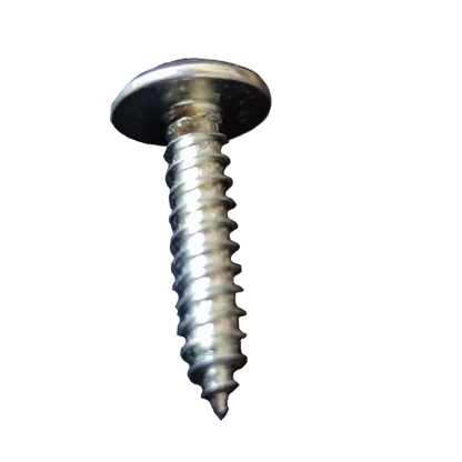 1x2 cm Phillips screw pack featuring a shiny metal finish and sharp thread for easy installation