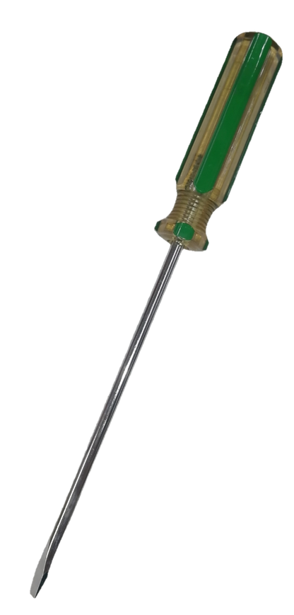 Screw Driver Made in Japan Rubicon with a clear handle and a durable steel blade for precision tasks