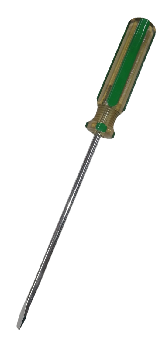 Screw Driver Made in Japan Rubicon with a clear handle and a durable steel blade for precision tasks