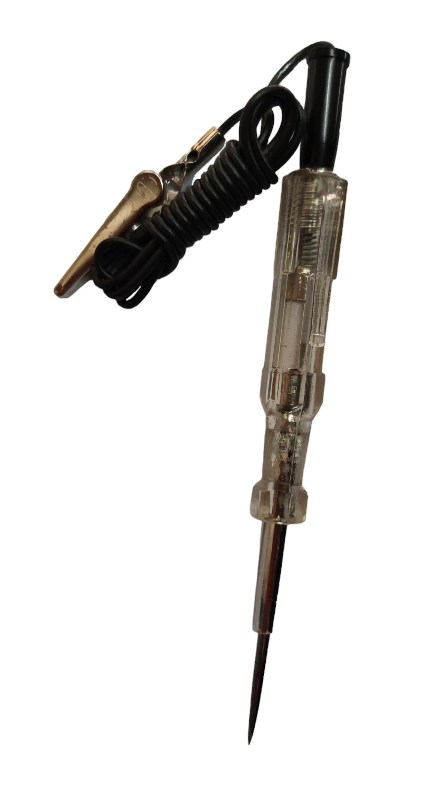 Rubicon Screw Driver Made in Japan with insulated handle and alligator clip for electrical testing