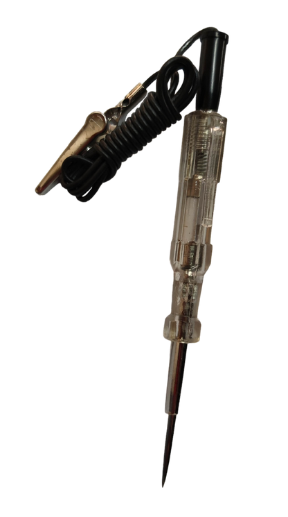 Rubicon Screw Driver Made in Japan with insulated handle and alligator clip for electrical testing