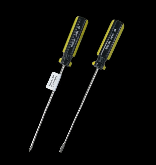 Screw Driver Made in Japan Rubicon set featuring durable handles for precision tasks
