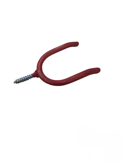 Red Screw Holder U Shape with metal screw for organizing tools and parts