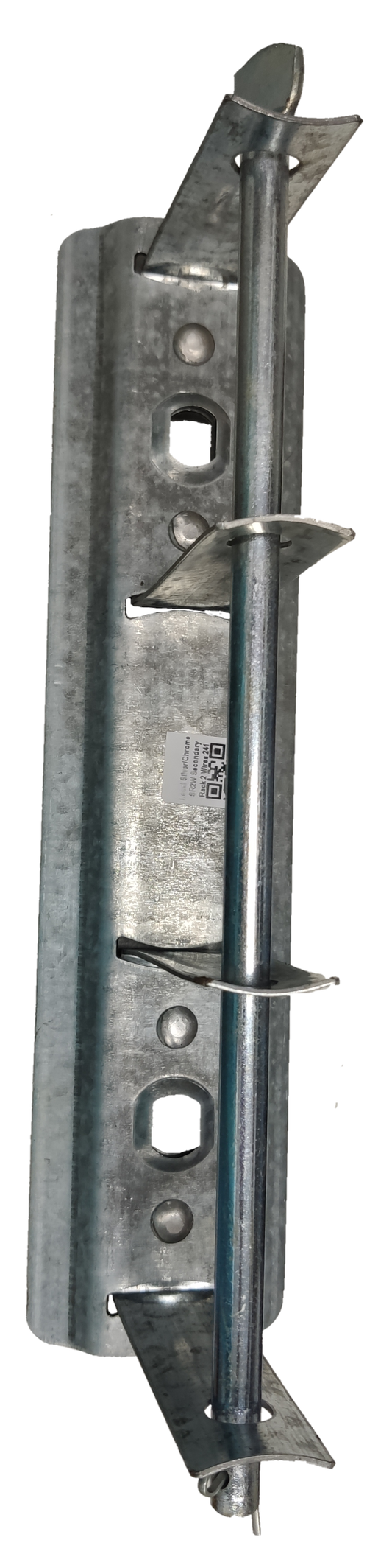 Local secondary rack 2 wire metal cable management bracket with mounting holes