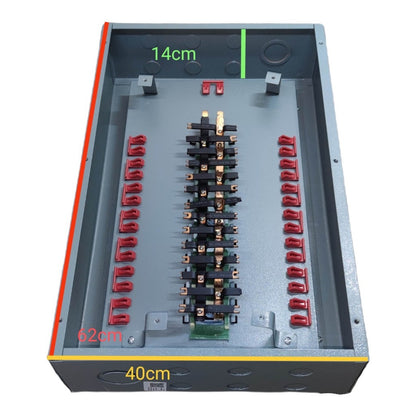 America Panel Board 2 Pole Bolt on TQC Center Main 14 Branches 2 Pole TQC Bolt on Circuit Breakers