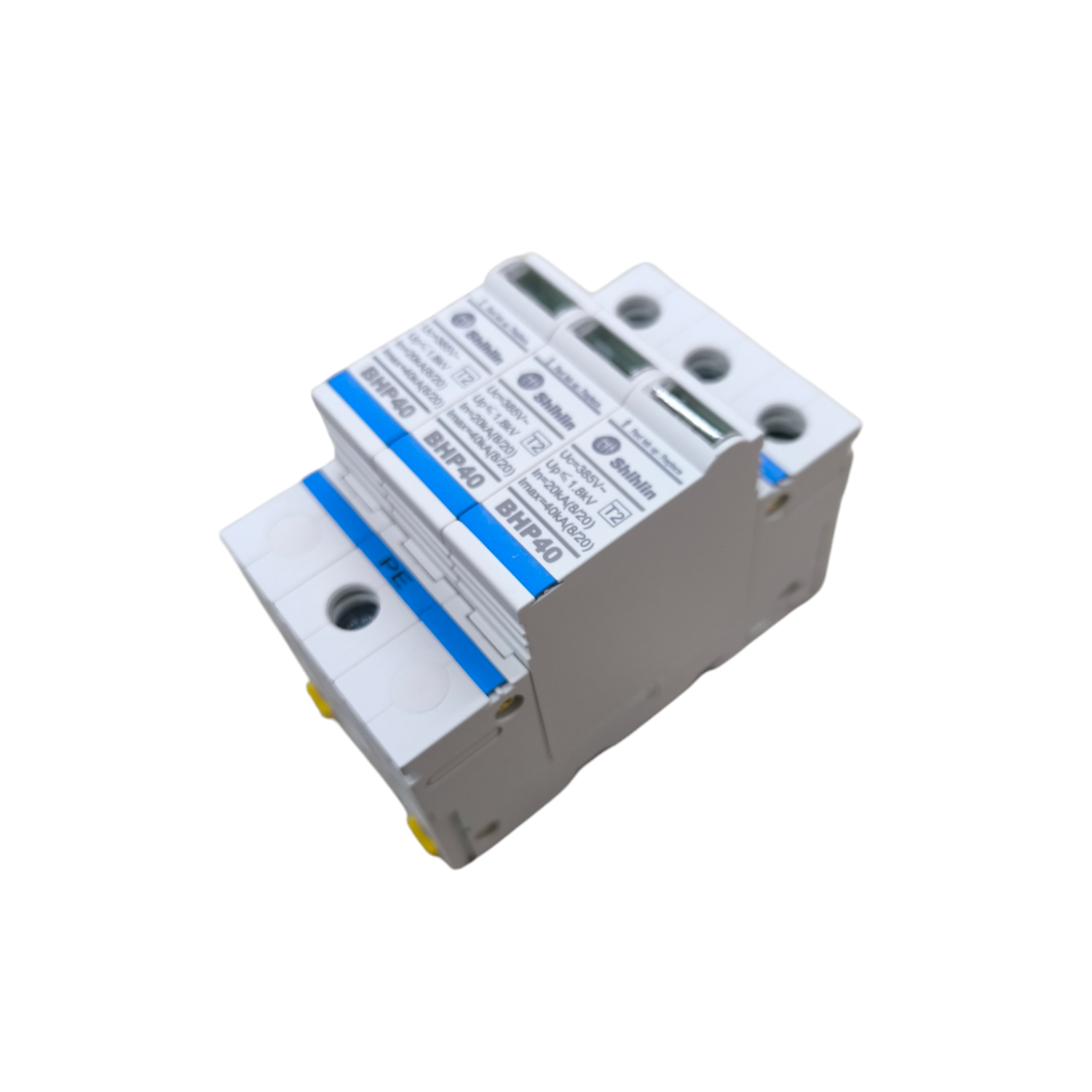 Shihlin uninterrupted power supply 40kV Surge Protection Device in white with blue label