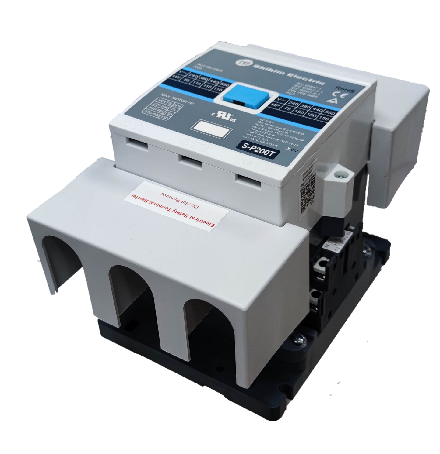 Shihlin Magnetic Contactor 200A 220V power component for electrical control systems