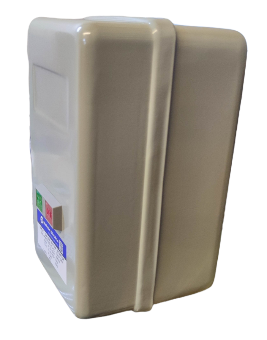 Shihlin Magnetic Starter 28A 10 HP 3 Phase 220V electrical circuitry component with white protective casing