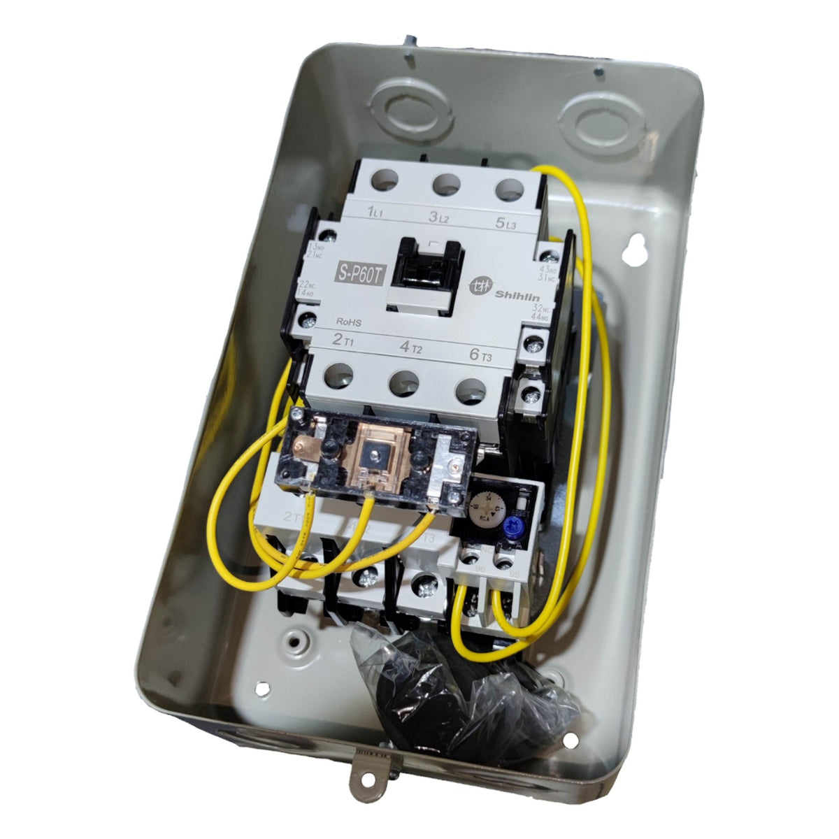 Shihlin Magnetic Starter 54A 20HP 3 Phase 220VAC MS-P60TPBE, Magnetic Switch