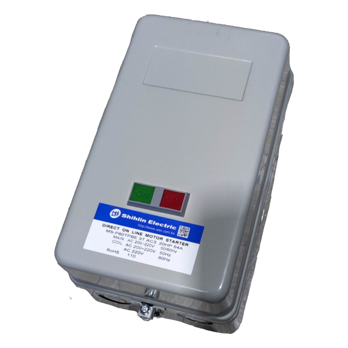 Shihlin Magnetic Starter 54A 20HP 3 Phase 220VAC MS-P60TPBE, Magnetic Switch