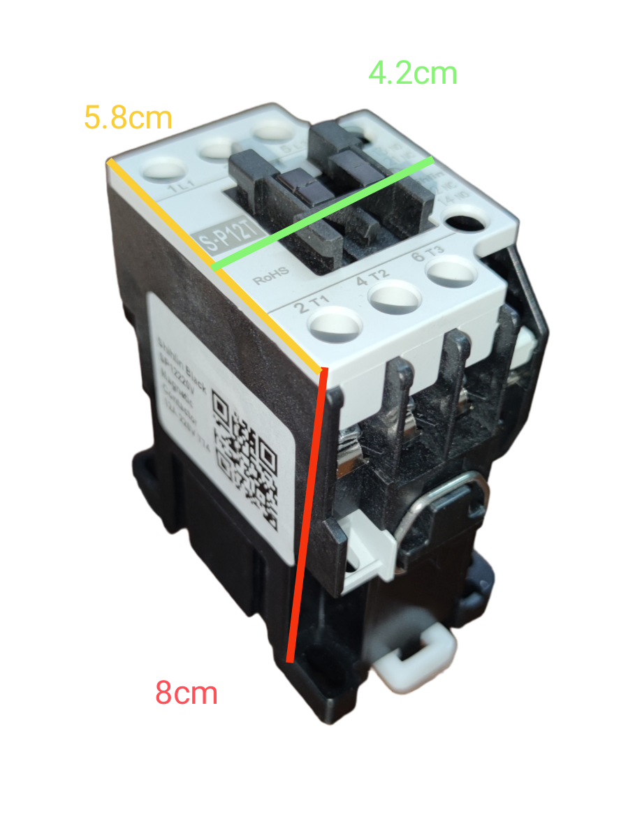 Shihlin Magnetic Contactor 12A 220V with compact design for power points switches and plugs