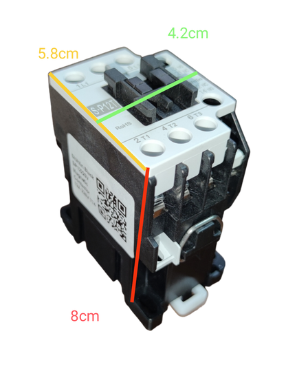 Shihlin Magnetic Contactor 12A 220V with compact design for power points switches and plugs