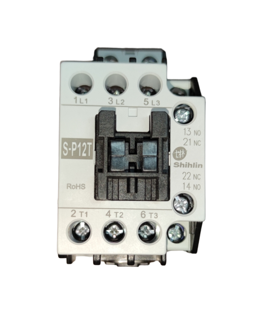 Shihlin Magnetic Contactor 12A 220V white and black electrical component for power points switches and plugs
